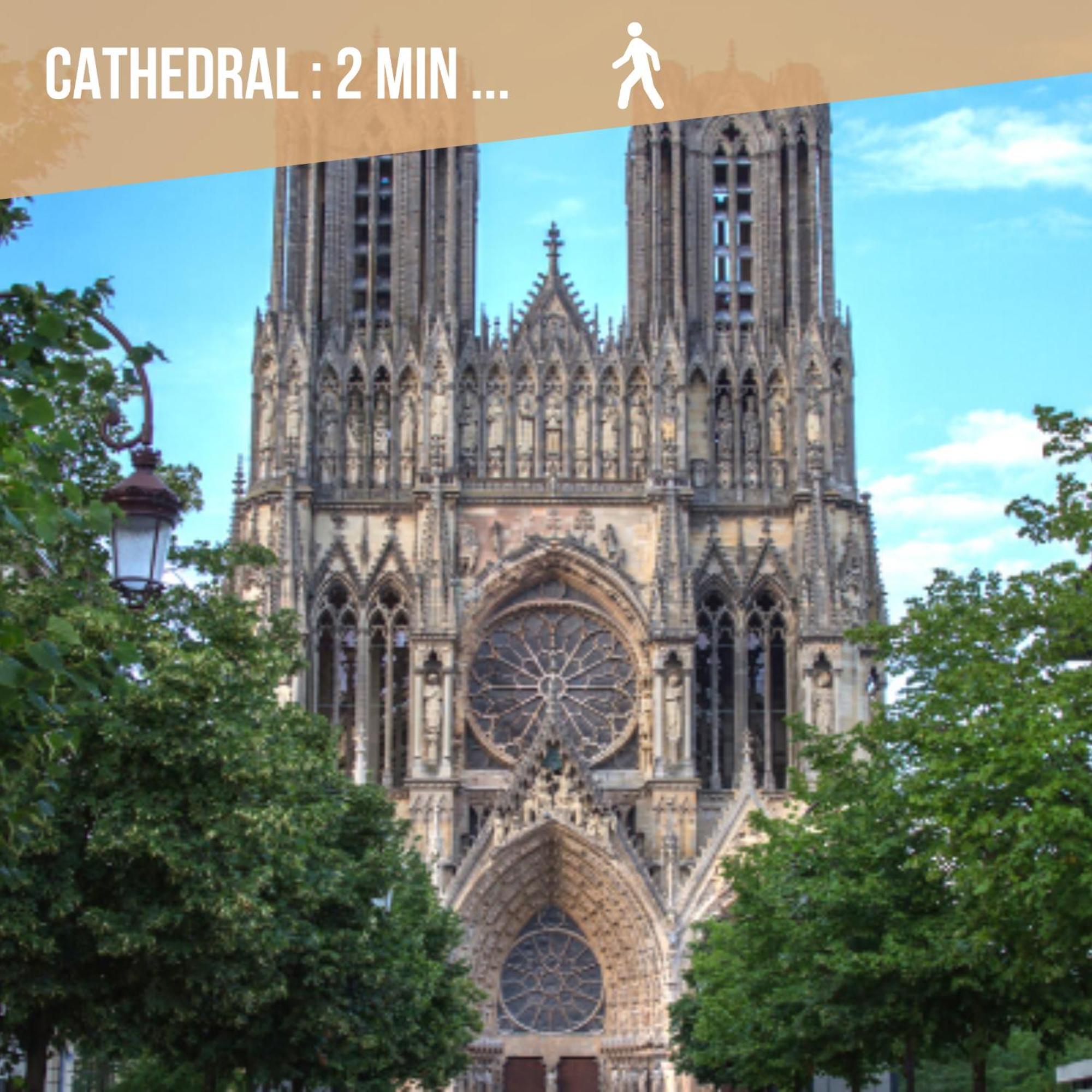 Appartamento Le Royal - Cathedral - Center Reims Esterno foto
